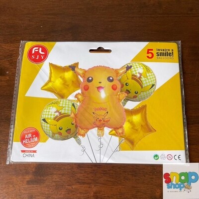 Set de globos Pokemon 