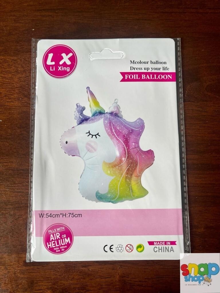 Globo figura unicornio