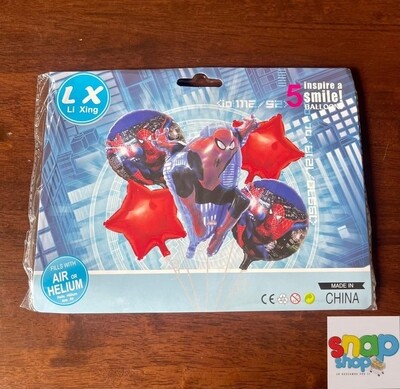 Set de globos Spiderman