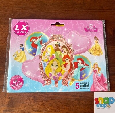 Set de globos princesas 
