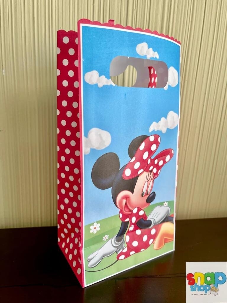 Paquete de 10 bolsas sorpresa Minnie Roja