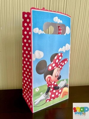 Paquete de 10 bolsas sorpresa Minnie Roja