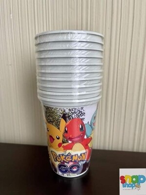 Paquete de 10 vasos Pokemon 