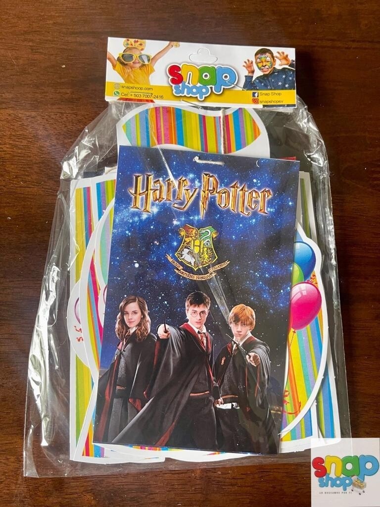 Letrero Feliz Cumpleaños Harry Potter