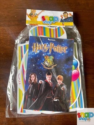 Letrero Feliz Cumpleaños Harry Potter
