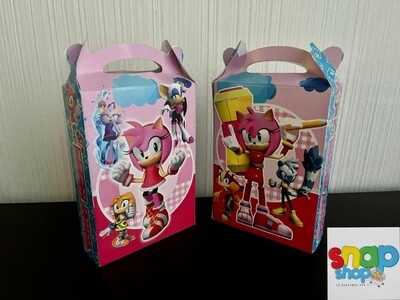 Paquete de 10 cajas sorpresas Amy Rose de Sonic