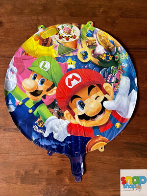 Globo Metálico Súper Mario Bros