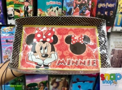 Paquete de 10 bandejas Minnie Roja