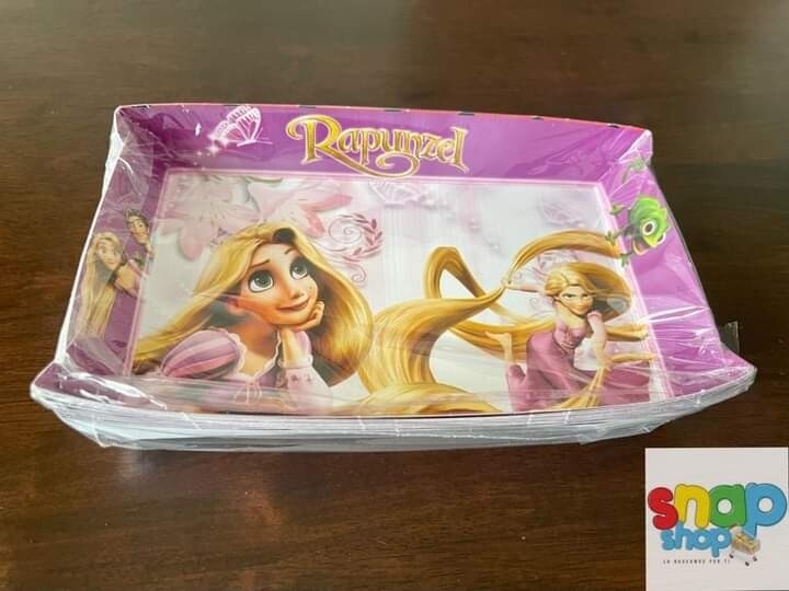 Paquete de 10 bandejas Rapunzel