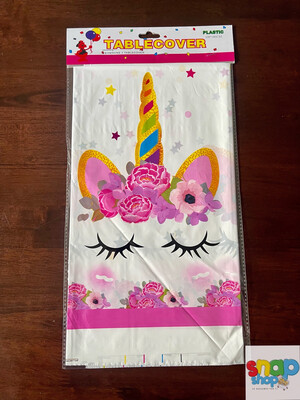 Mantel Unicornio fondo blanco