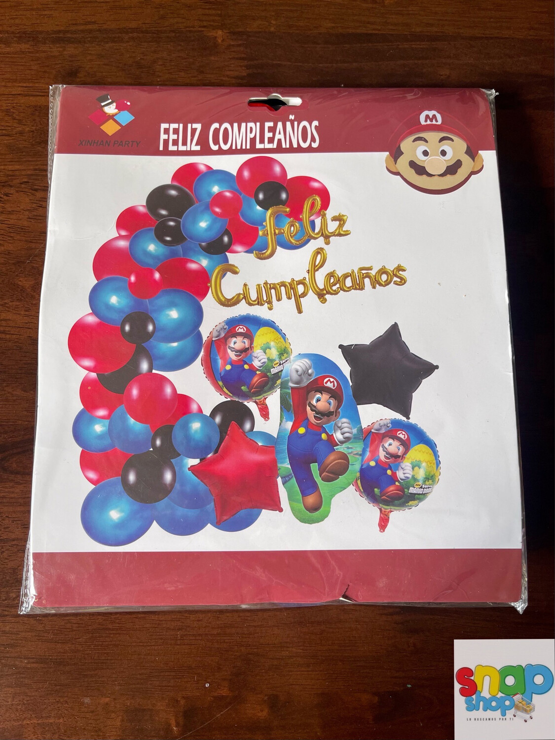 Set de globos XL Súper Mario Bros.