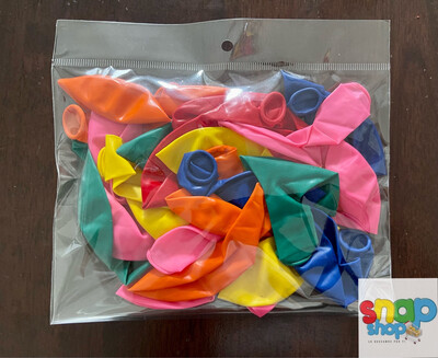 Paquete 24 globos látex surtido #9