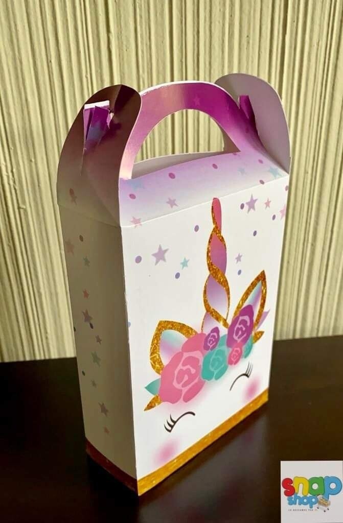 Paquete de 10 cajas sorpresas Unicornio