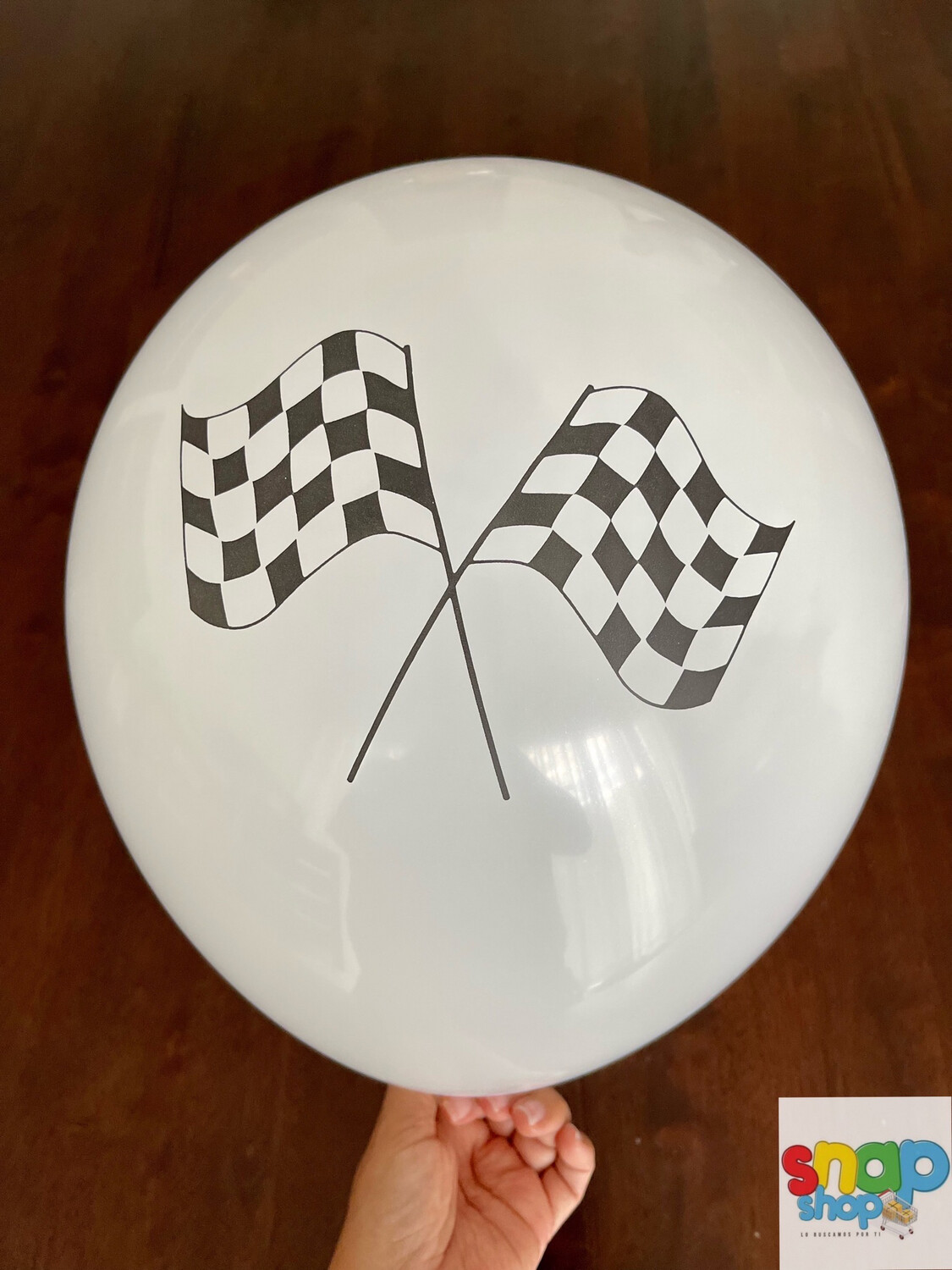 Paquete 24 globos látex Rally 🏁