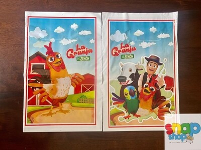 Paquete 10 bolsas para Dulces granja de  Zenon