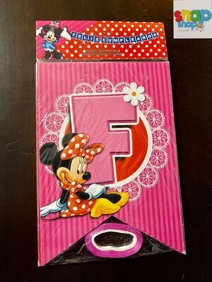 Letrero de Feliz Cumpleaños Minnie