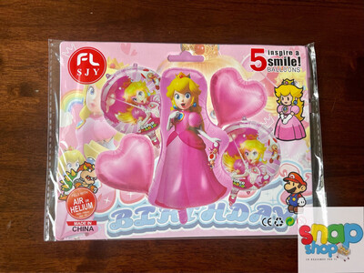 Set de globos Princesa Peach