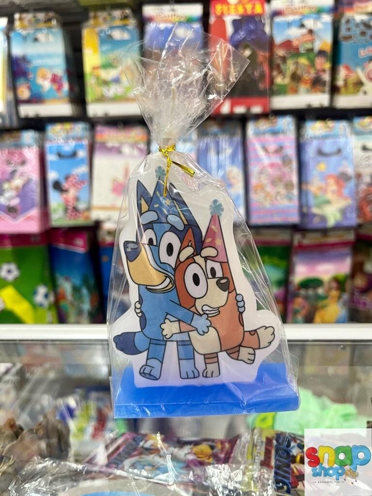 Vela Dúo Bluey con Gorrito 🥳
