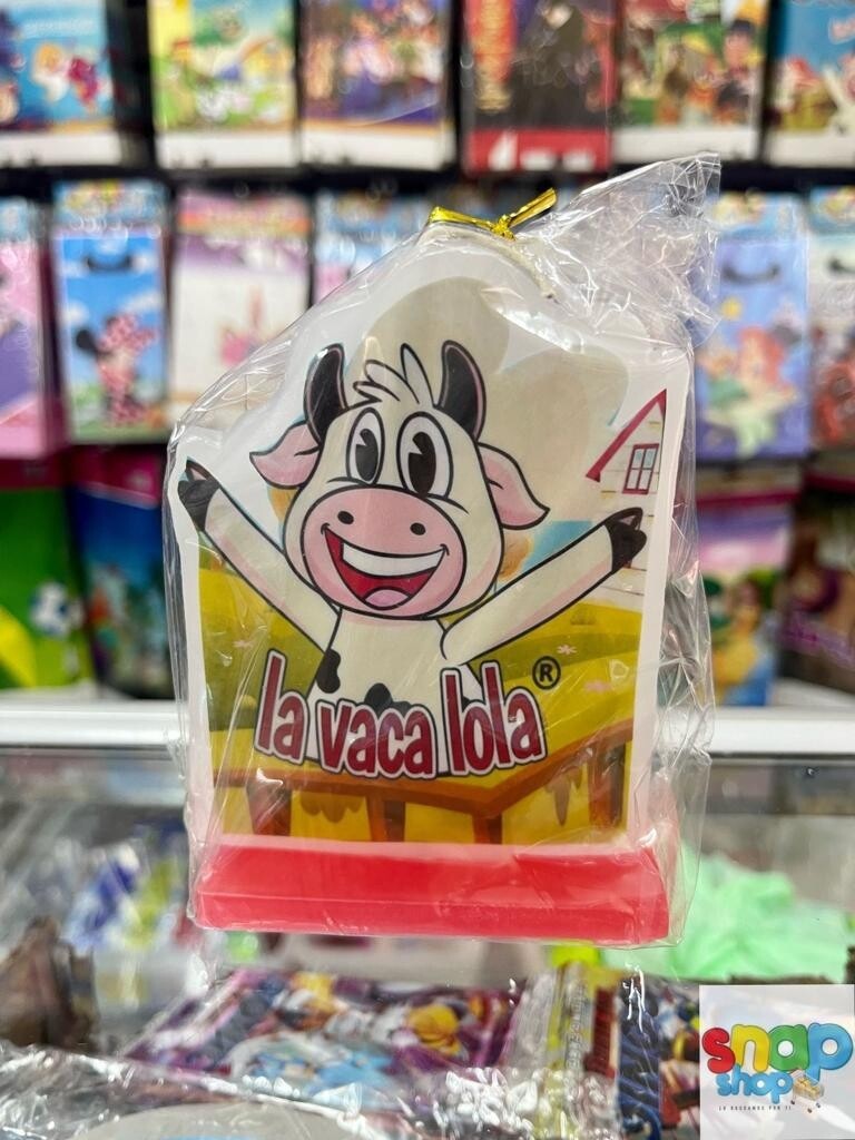 Vela para pastel vaca lola