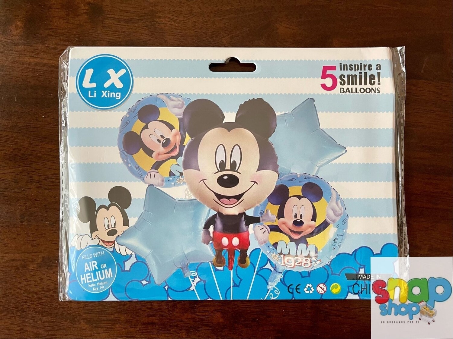 Set de globos Mickey Mouse 