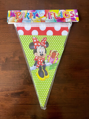 Banderines Minnie Roja