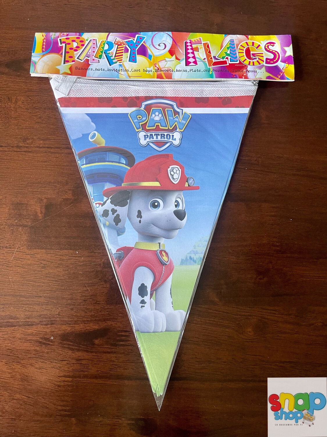 Banderines Marshall Paw Patrol