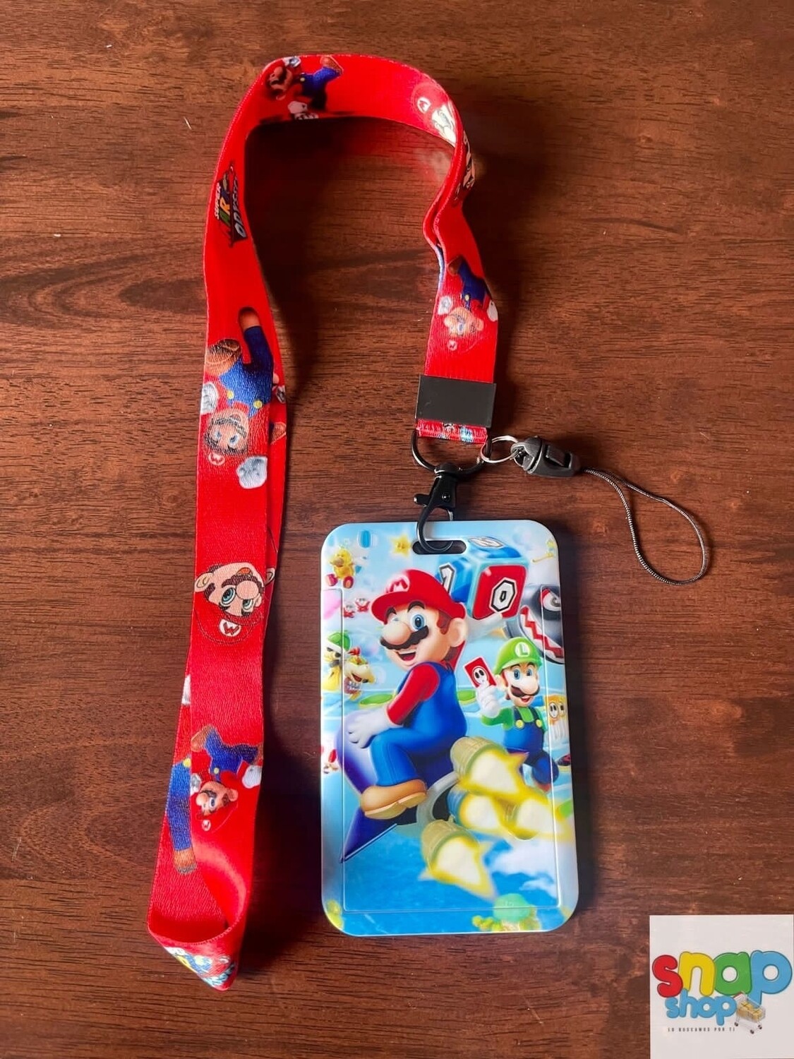Porta carnet súper Mario