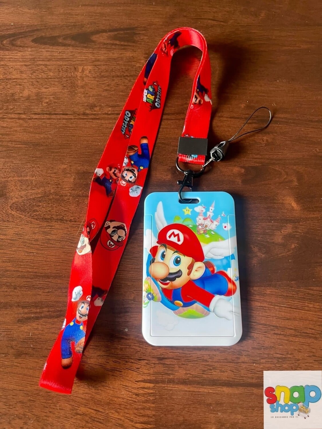 Porta carnet súper Mario