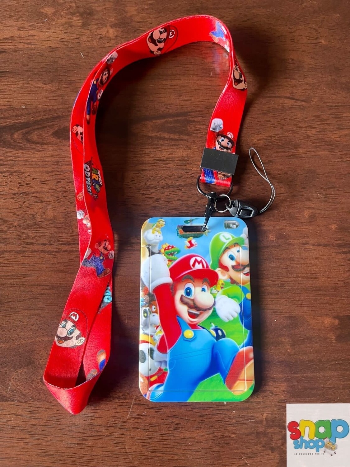 Porta carnet súper Mario