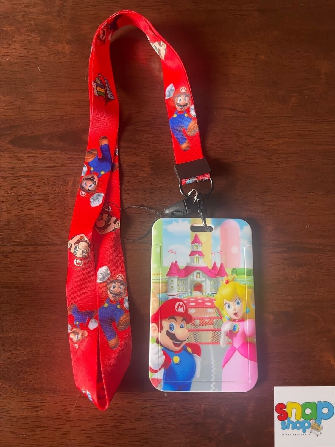 Porta carnet súper Mario