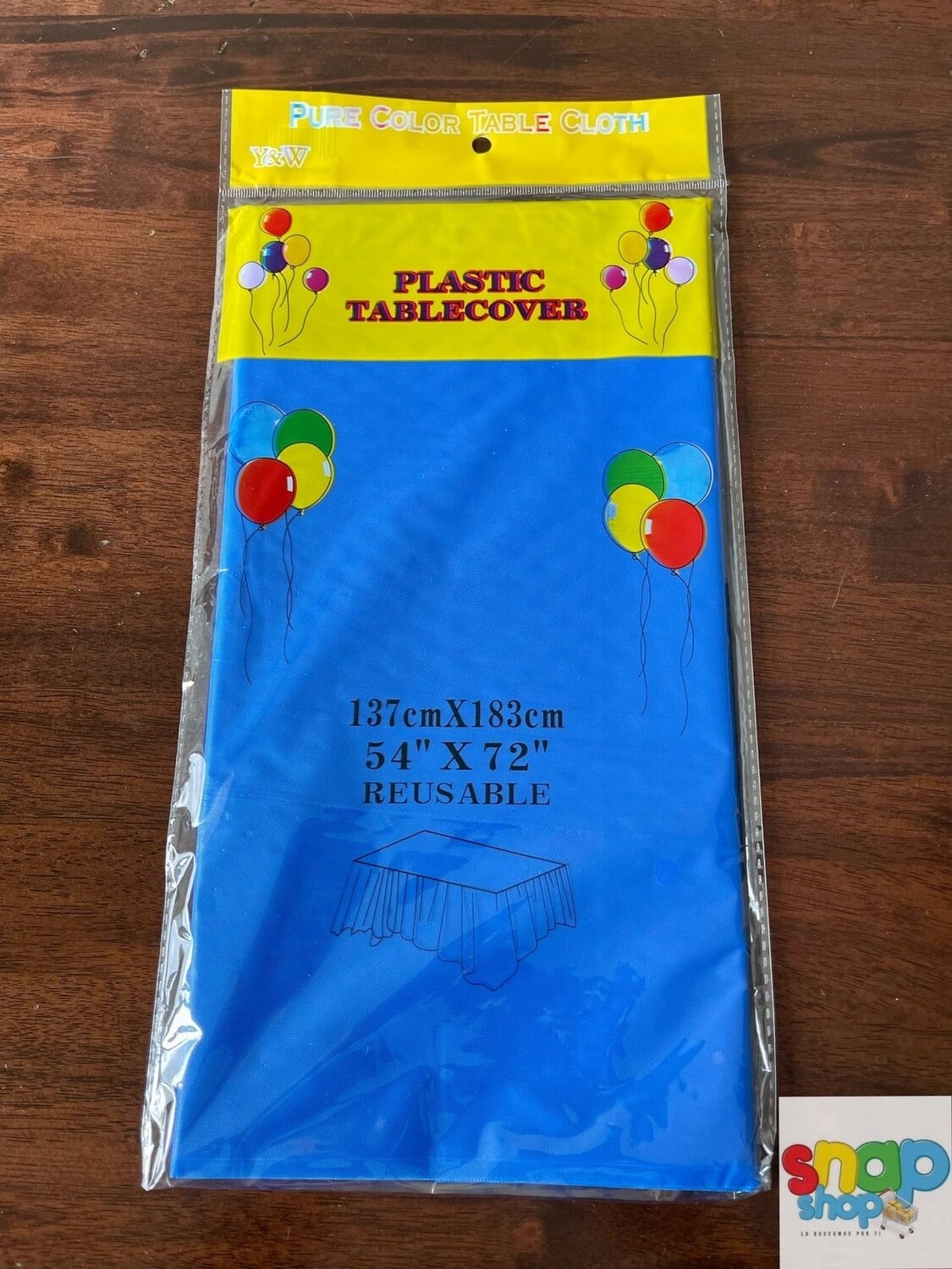 Mantel de mesa para postres  azul