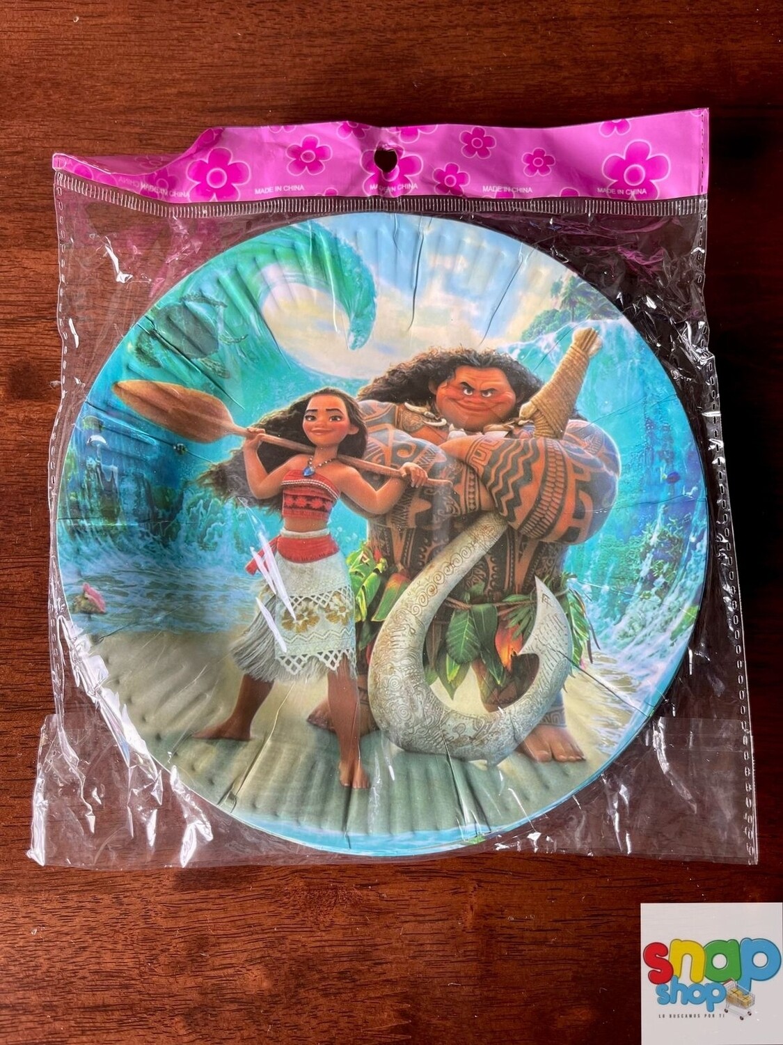 Paquete de 10 platos Moana