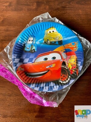 Paquete de 10 platos Cars 