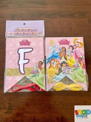 Letrero de feliz cumpleaños Princesas