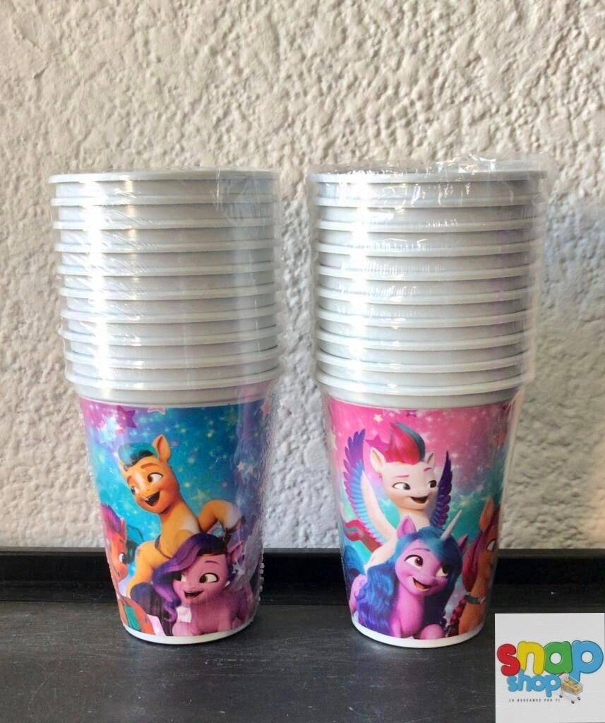 Paquete de 10 vasos My Little Pony 