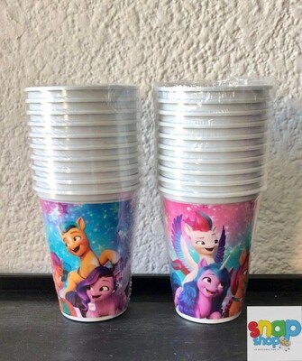 Paquete de 10 vasos My Little Pony 