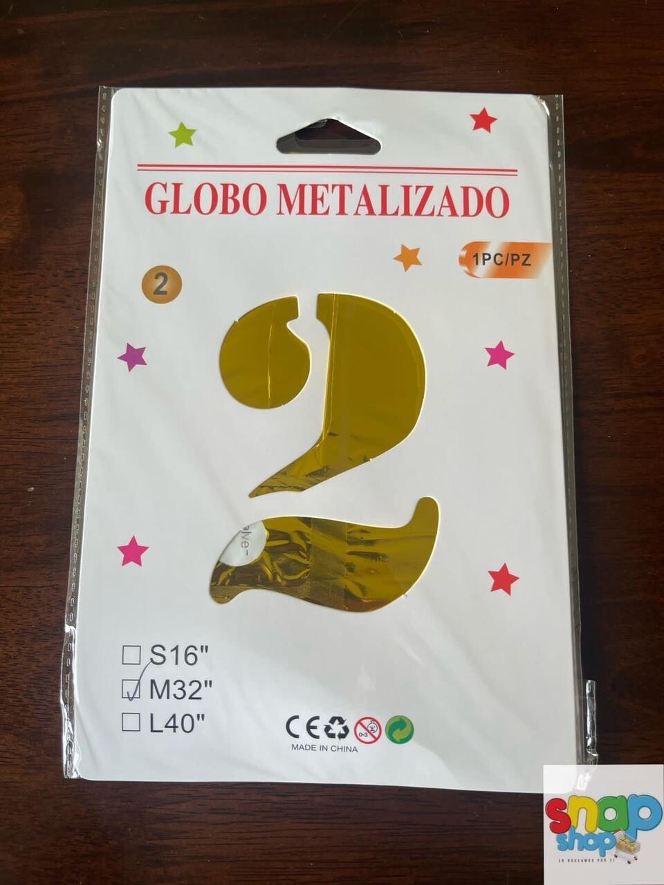 Globo #2 dorado