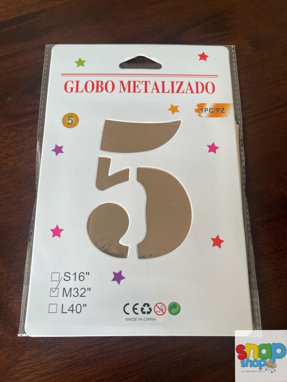 Globo #5 rosa gold 32&quot;