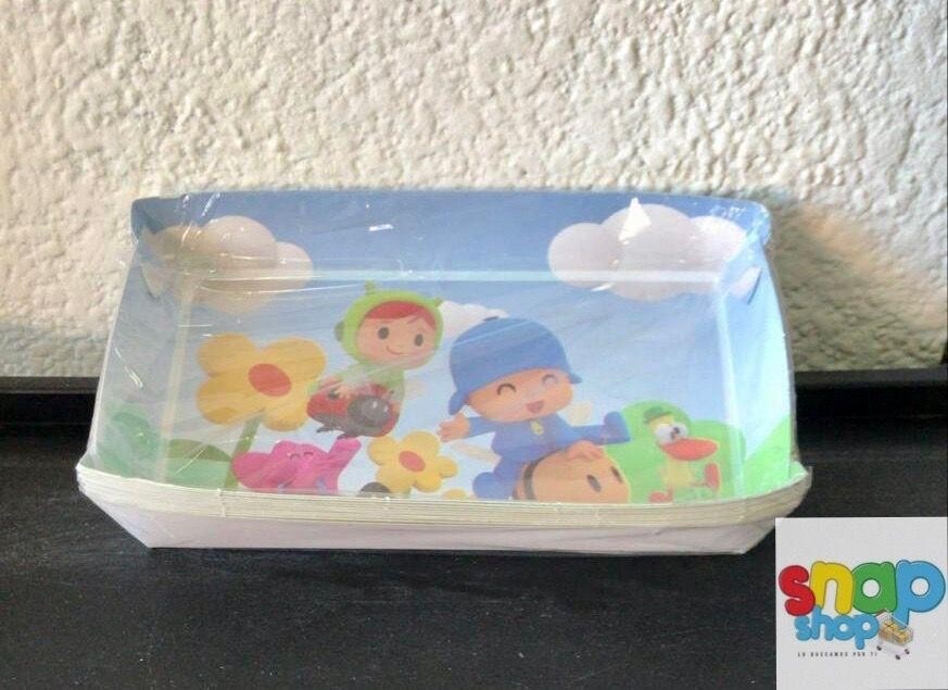 Paquete de 10 bandejas Pocoyo 