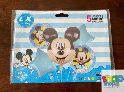 Set de globos Mickey Mouse 