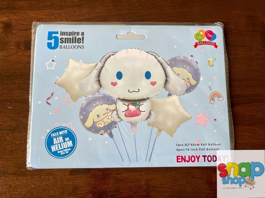 Set de globos Cinnamoroll 