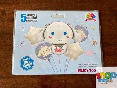 Set de globos Cinnamoroll 