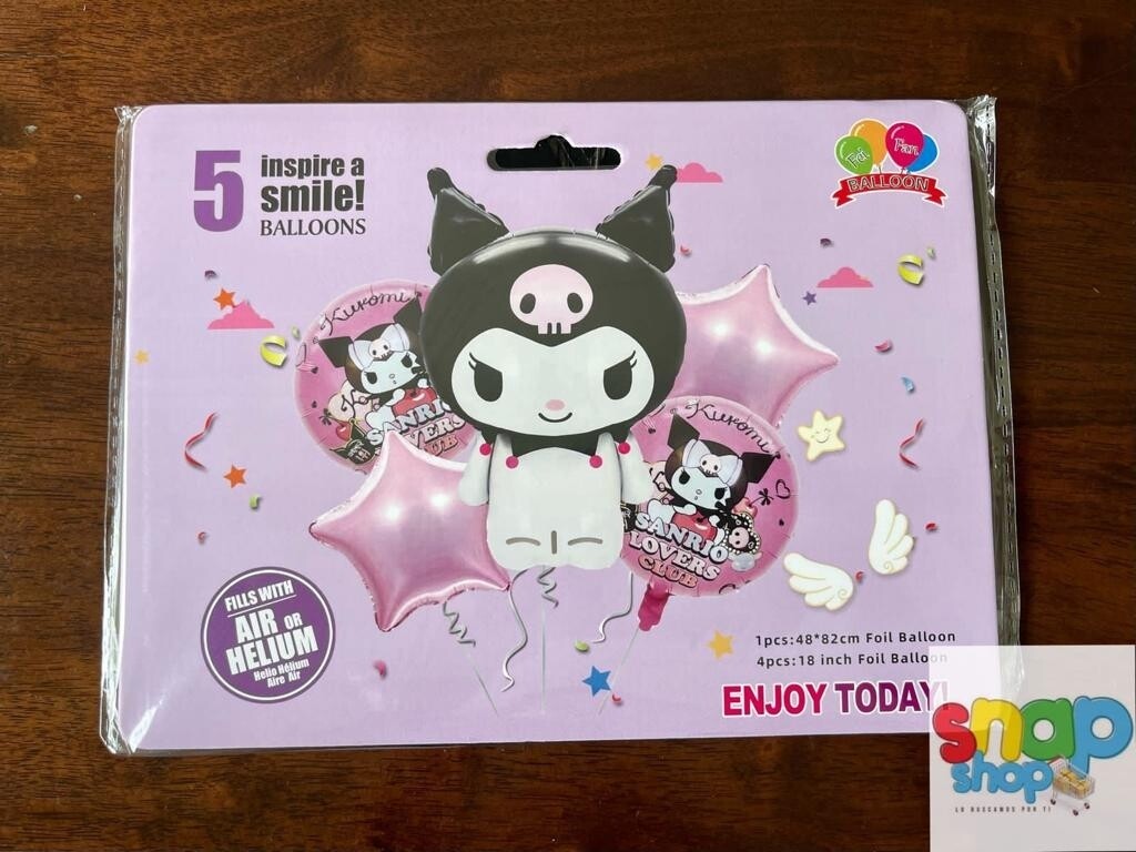 Set de globos Kuromi