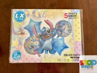 Set de globos Stitch