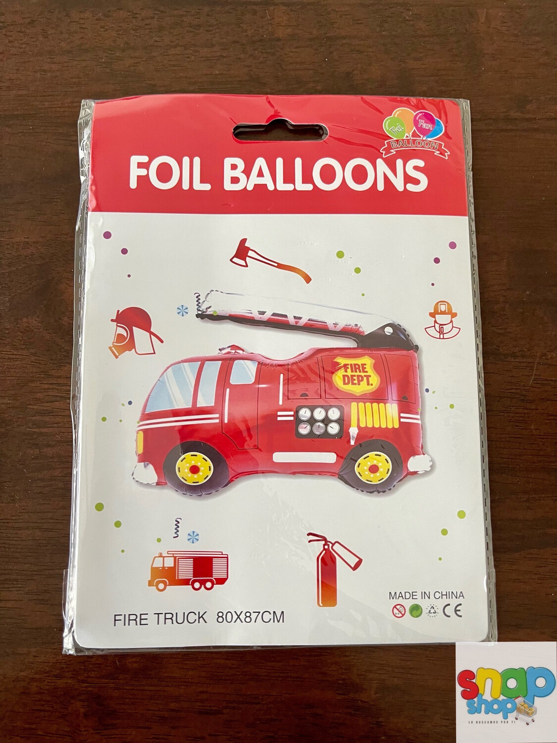Globo figura bomberos 🚒