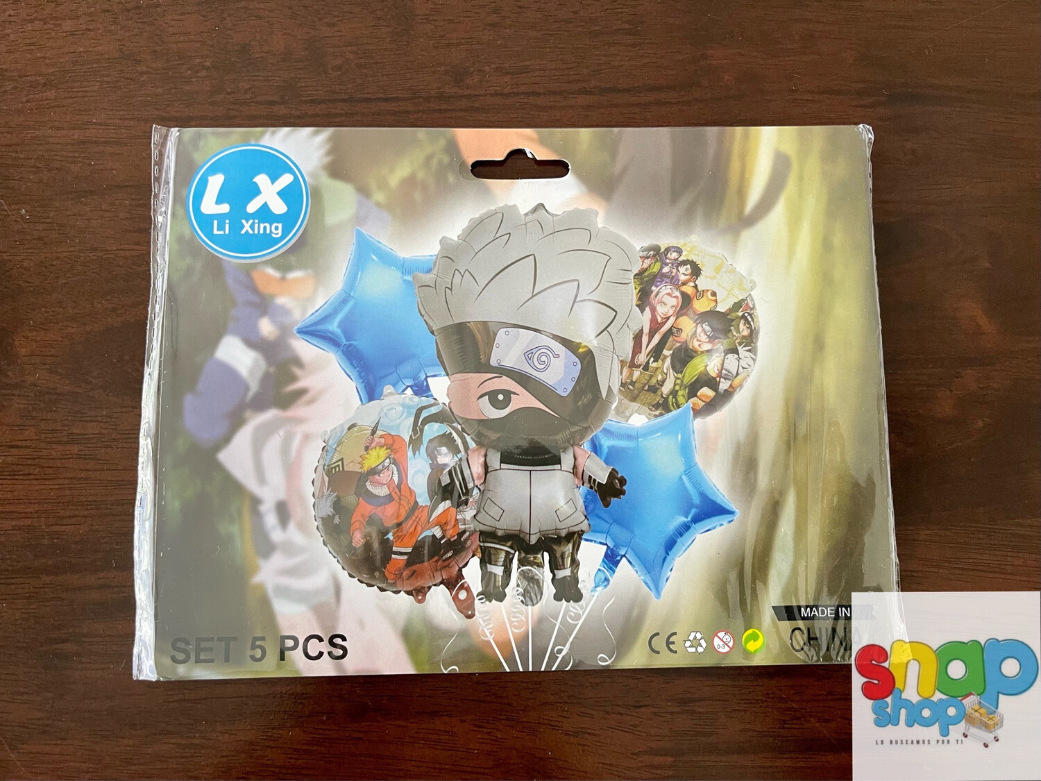Set de globos Naruto