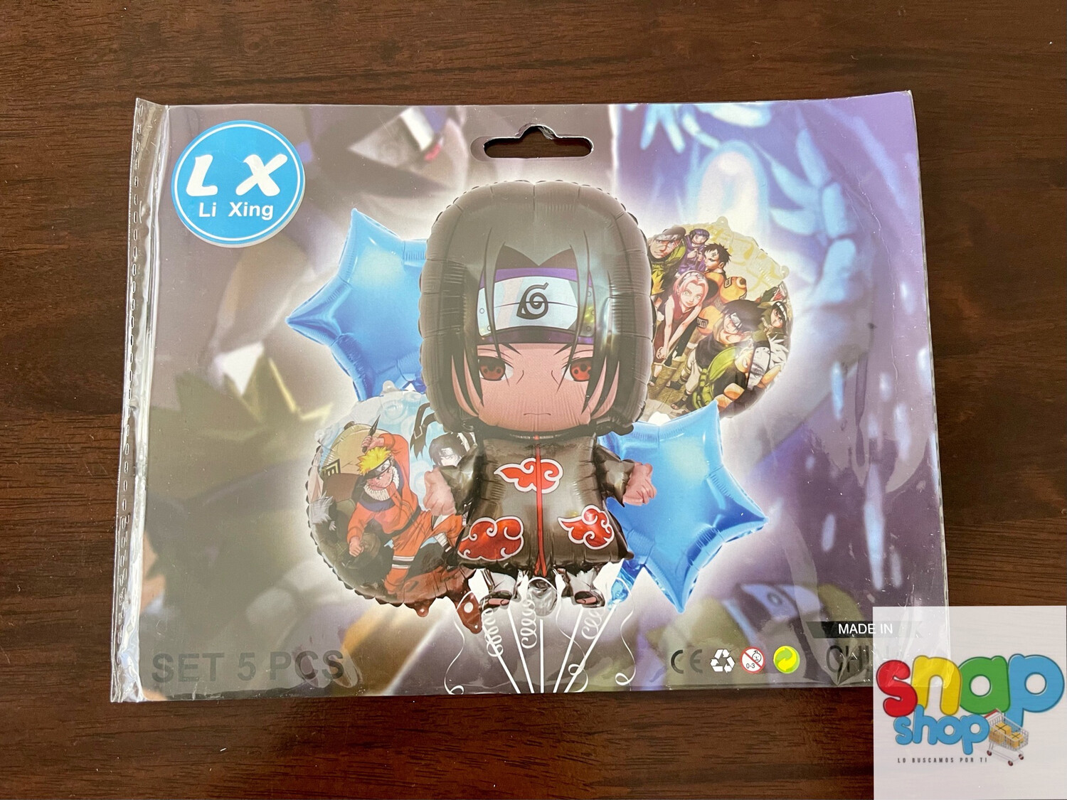Set de globos Naruto