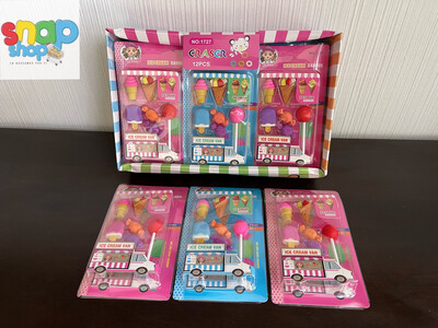Set de borradores Ice Cream postres 