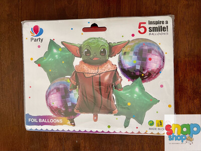 Set de globos Baby Yoda