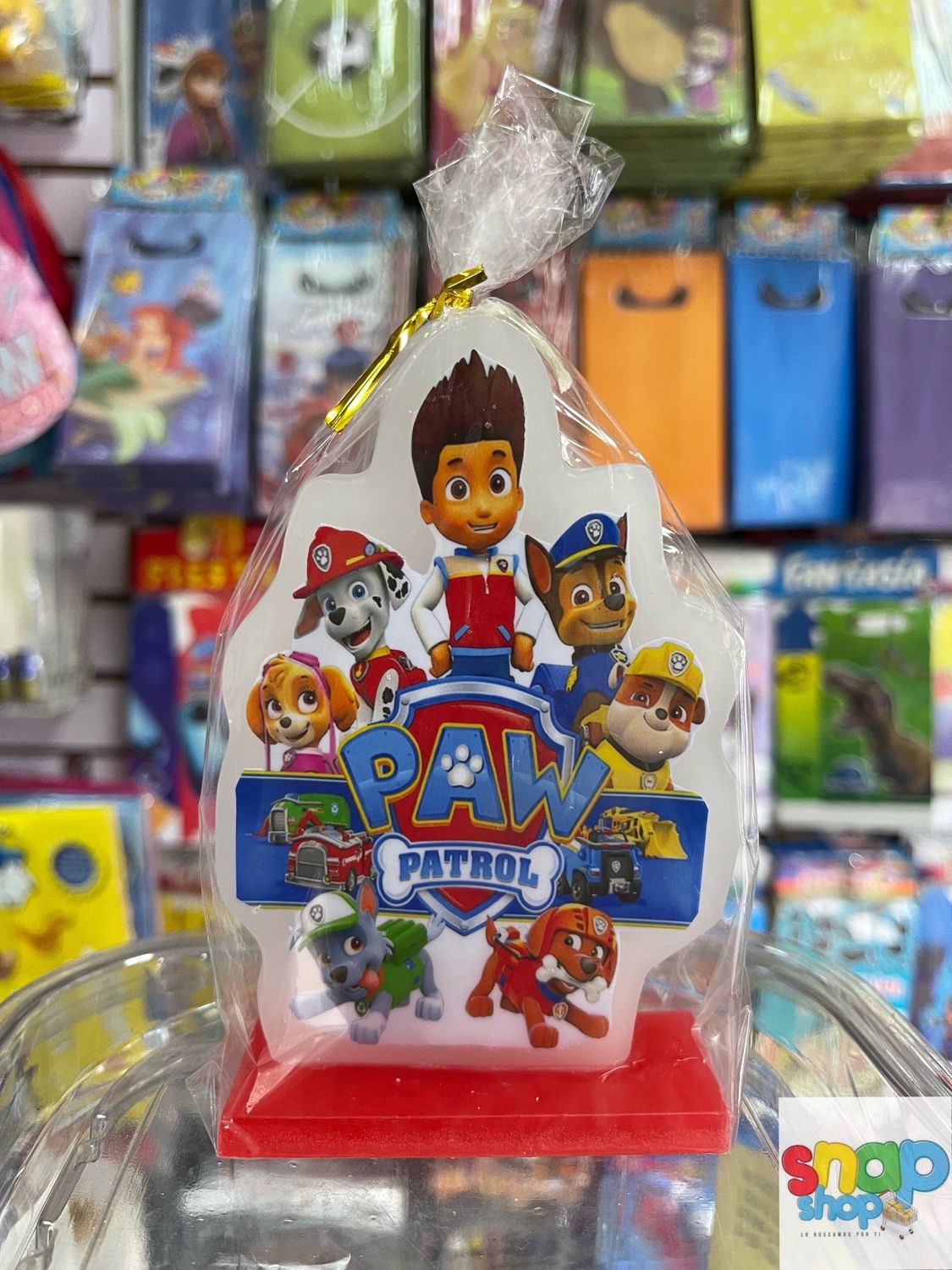 Vela Paw Patrol grupal troquelada